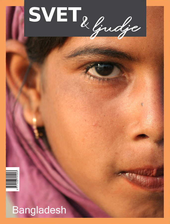 Travel magazine cover portrait